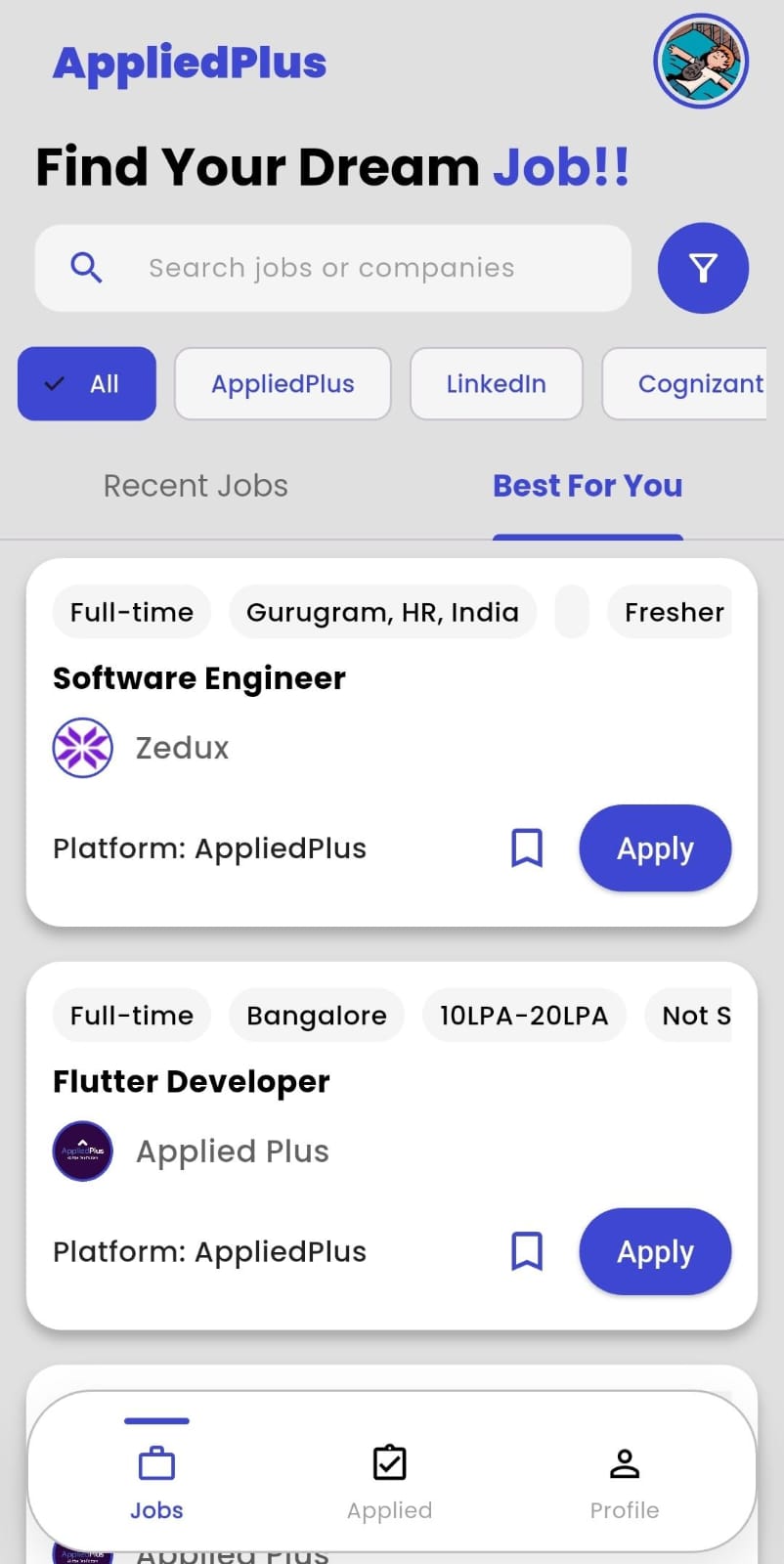 APPLIEDPLUS screenshot 1