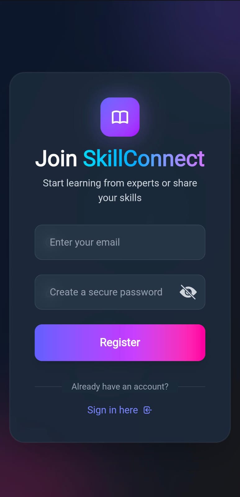 SKILLCONNECT screenshot 1