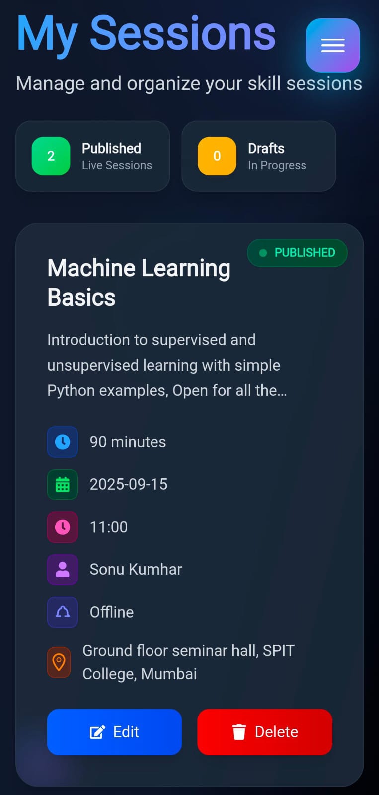 SKILLCONNECT screenshot 2